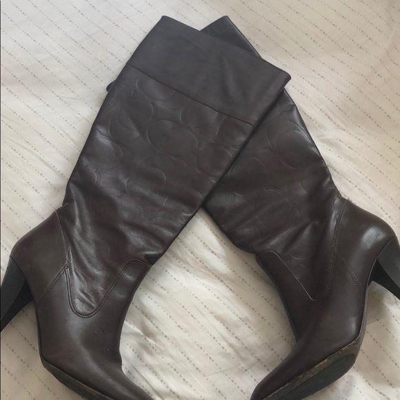 Leather Coach boots - Picture 4 of 4